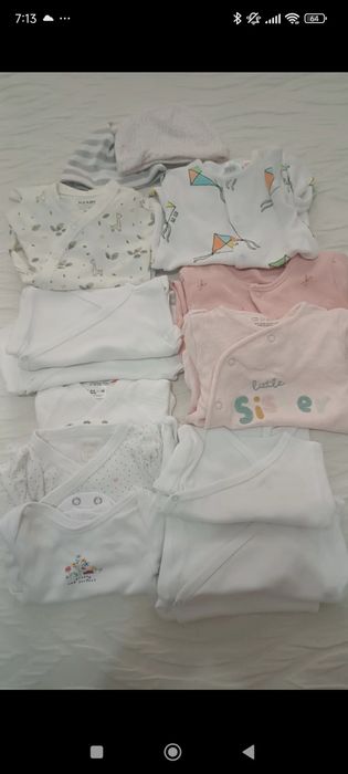 Lote de roupa de bebê