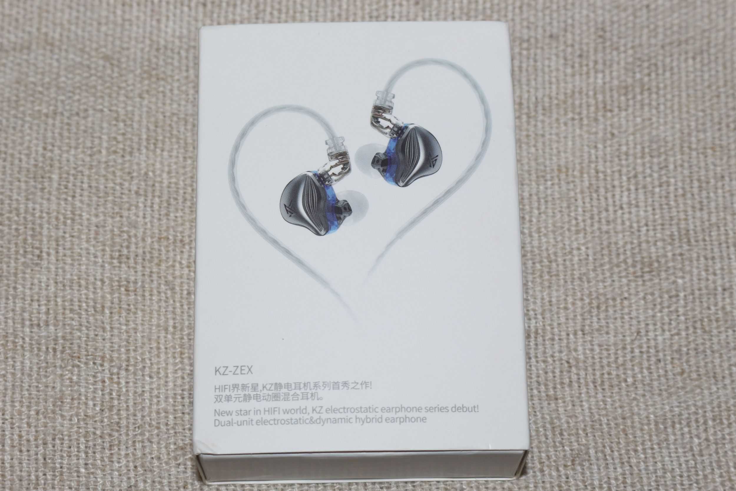 Гібридні навушники з електростатичним драйвером KZ ZEX (стан нових)