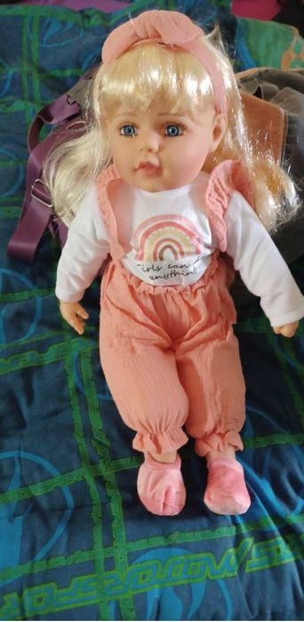 Duża Lalka Bobas Jak Żywa Zabawka Interaktywna Śpiewa Mówi Na Prezent