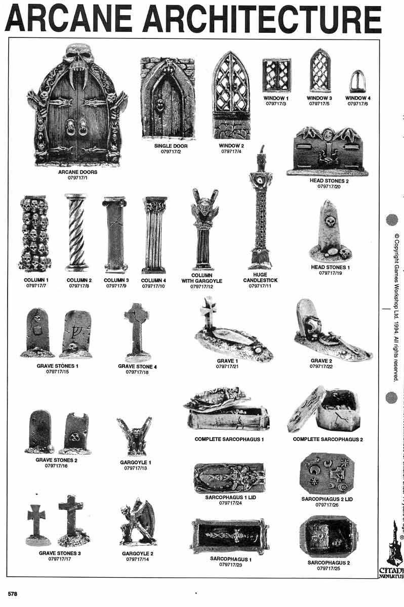 Warhammer Fantasy Battle: Arcane Architecture - Grave 1