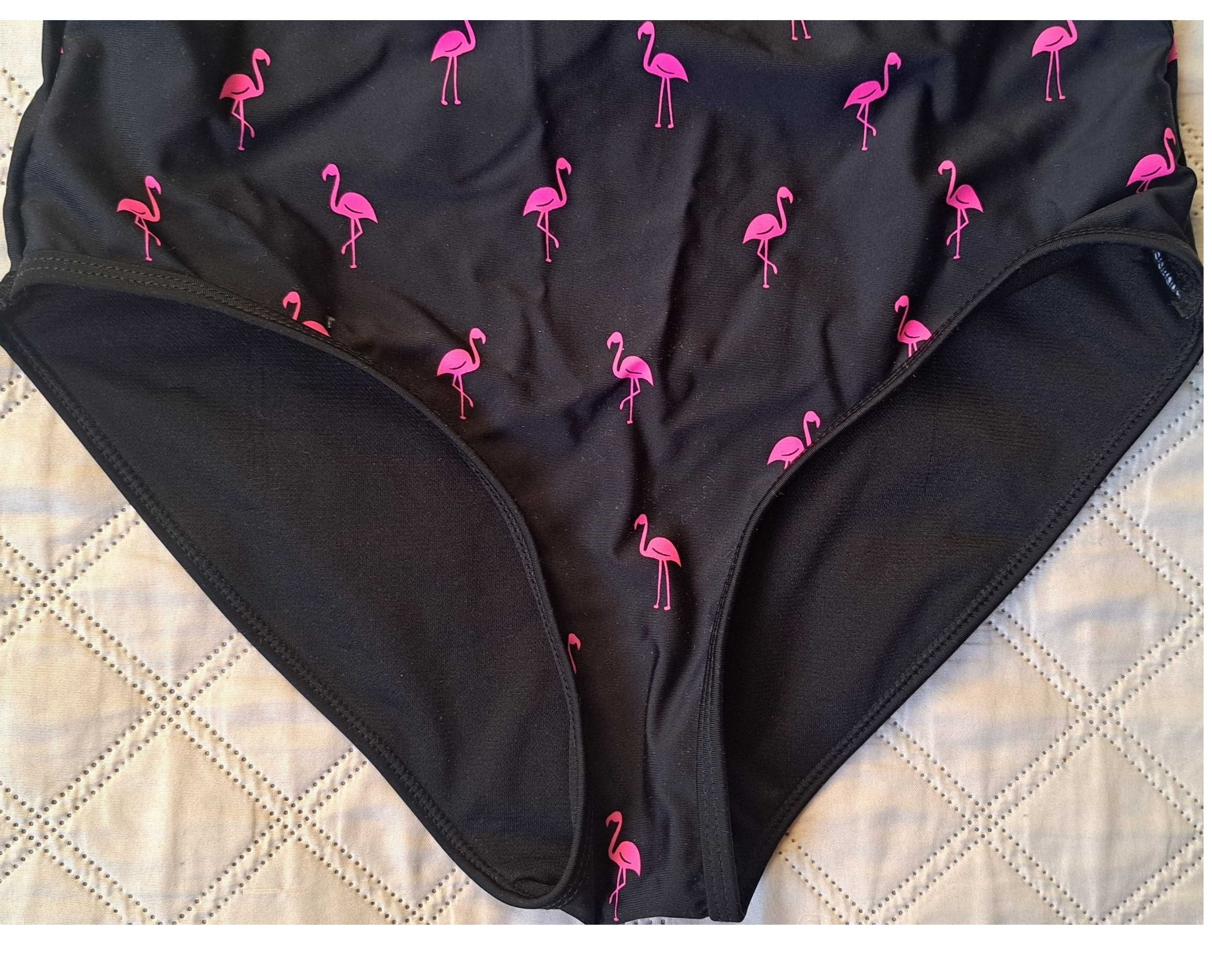 Strój kąpielowy we flamingi Sinsay