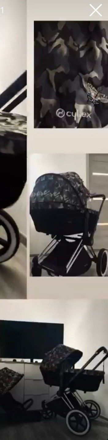 Wózek i spacerówka cybex priam butterfly