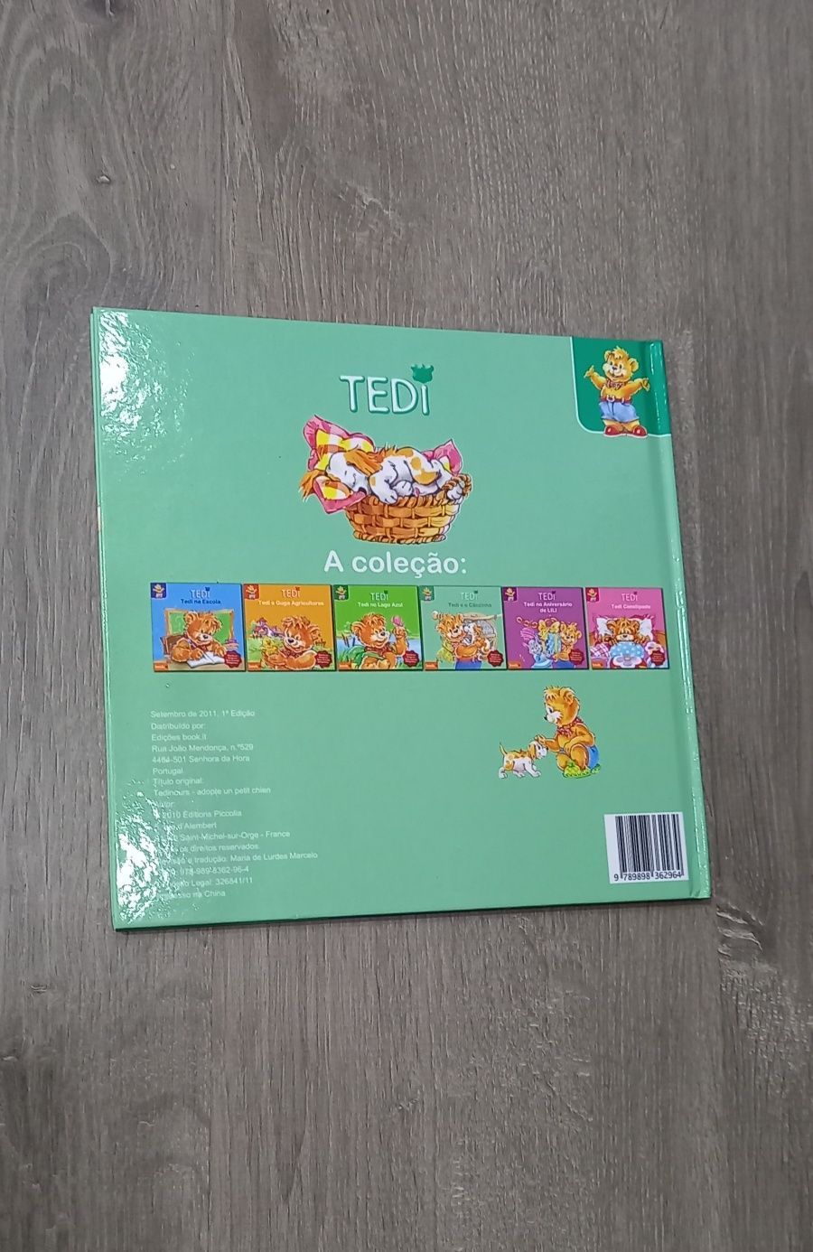 Livro Tedi e o cãozinho