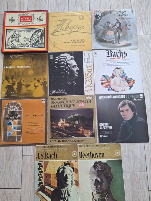 класична  музика на платівках