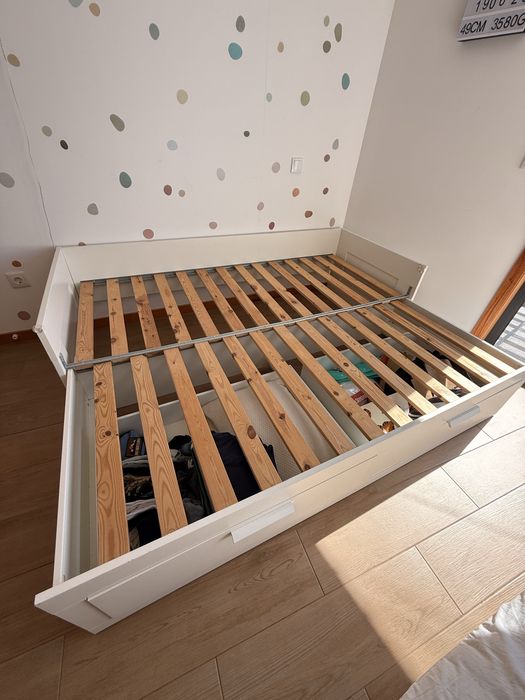 Bicama BRIMNES Ikea com colchões NOVOS