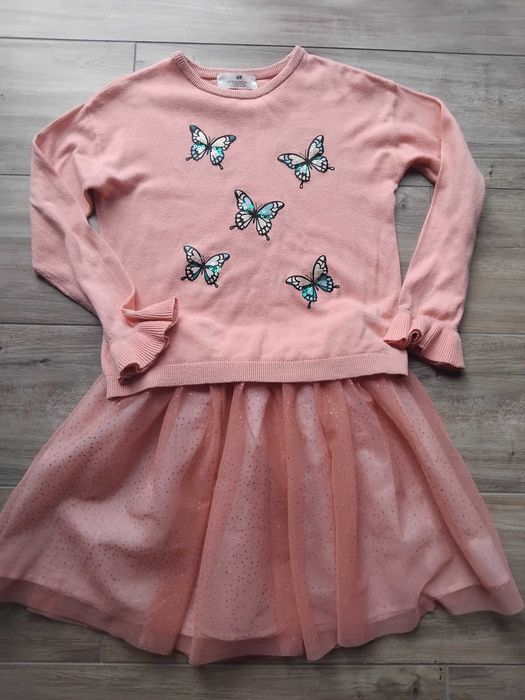 Zestaw H&M dla dziewczynki rozmiar 122/128