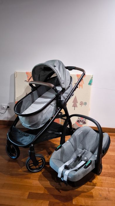 Trio Maxi Cosi Zelia S completo como novo