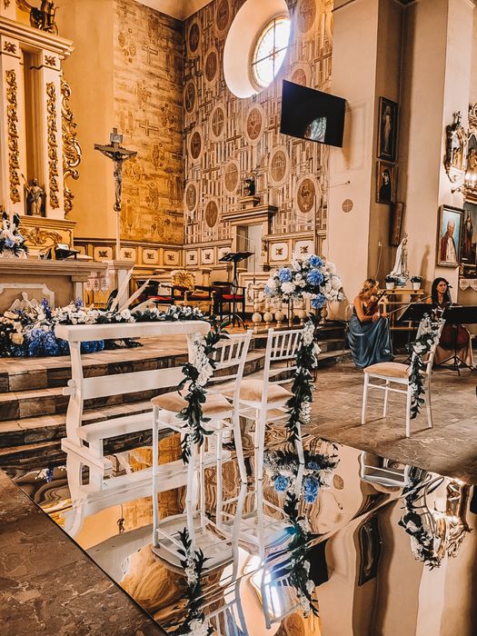 Biały klęcznik 2 osobowy