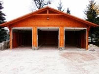 wiata drewniana,garaż ogrodowy,budynek gospodarczy,magazyn,9x6m