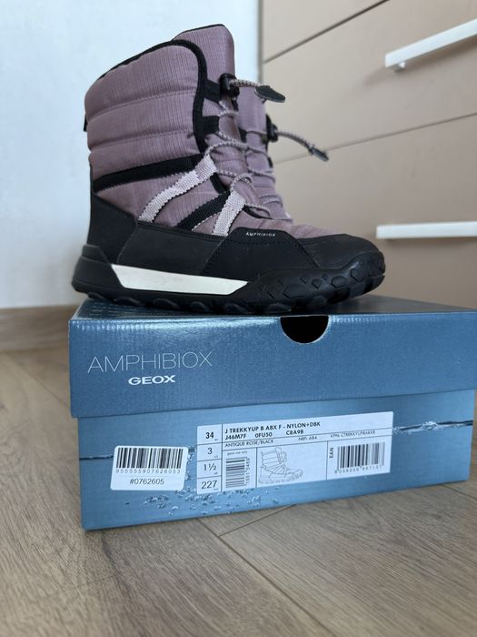 Зимові чоботи GEOX amphibiox 34 розмір