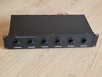 kontroler dźwięku 6 x 120 W do szafy rack 19 cali