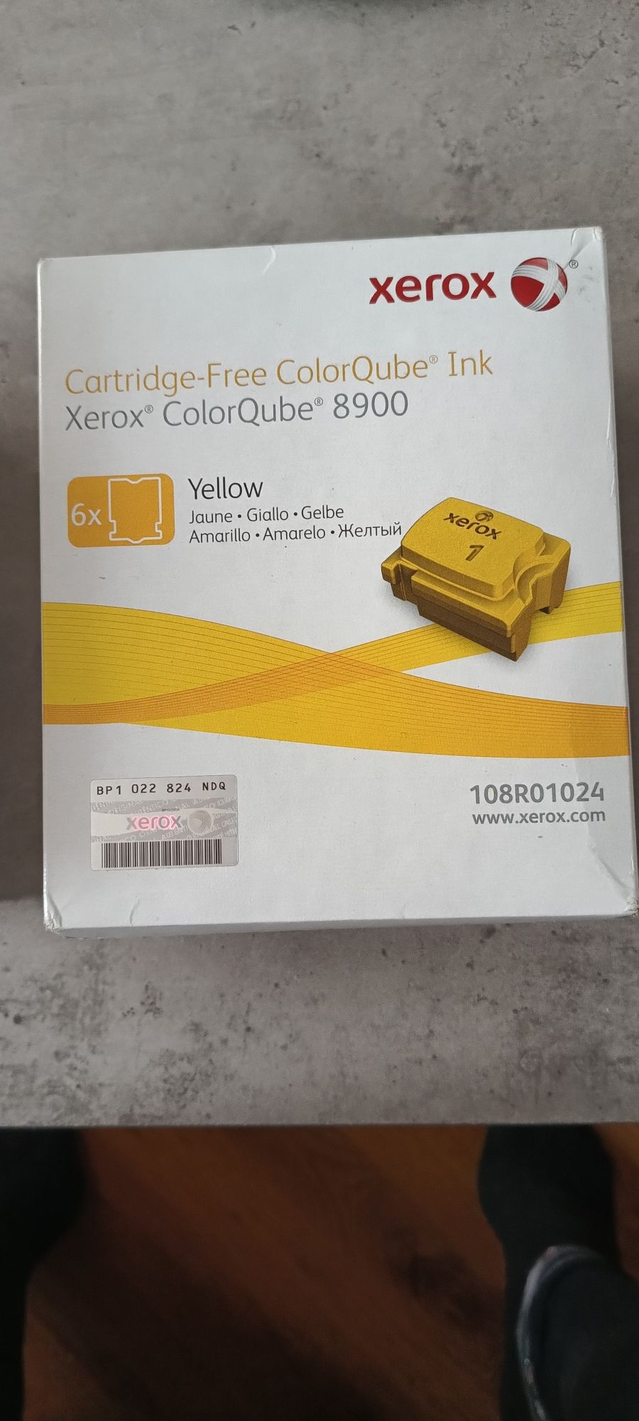 tusz cartridge Xerox ColorQube 8900 yellow żółty