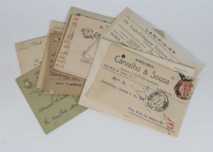 Conjunto de 16 bilhetes postais comerciais antigos