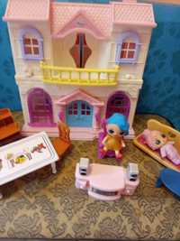 Кукольный домик с мебелью и куклами лол