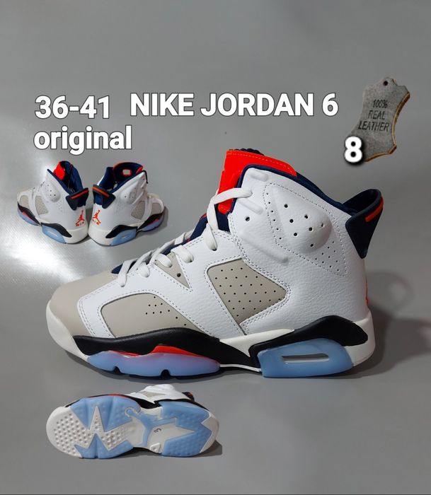 Кросівки Nike Air Jordan 6 різні кольори на фото