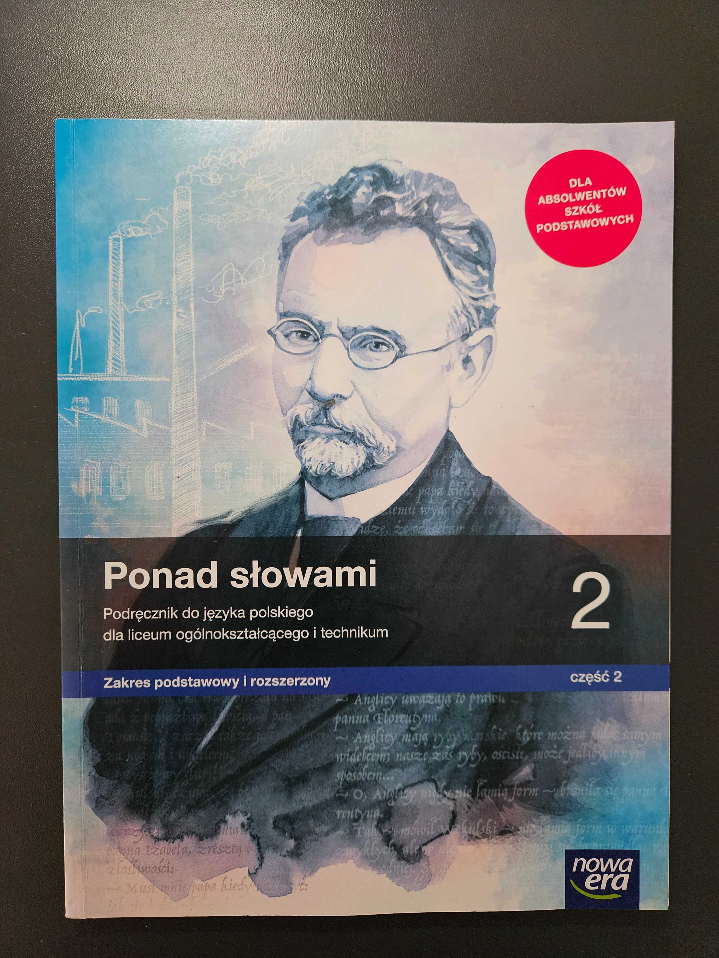 Ponad Słowami 2 cz. 1 i 2 - Podręcznik do j.polskiego, Nowa Era