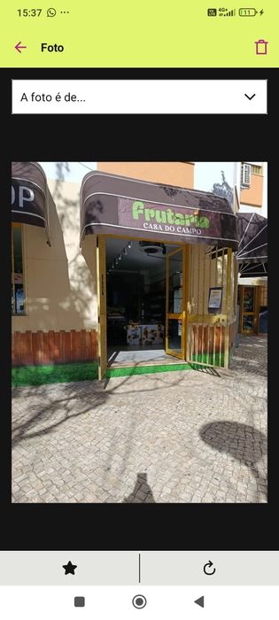 Mercearia/Frutaria para trespasse