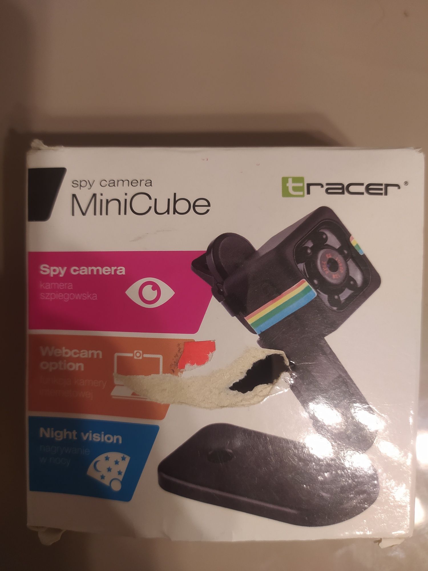 Tracer Spy camera MiniCube kamerka szpiegowska