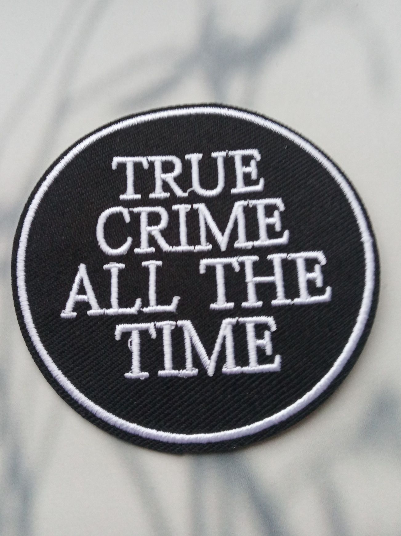 naszywka true crime all the time kryminał podcast naprasowanka