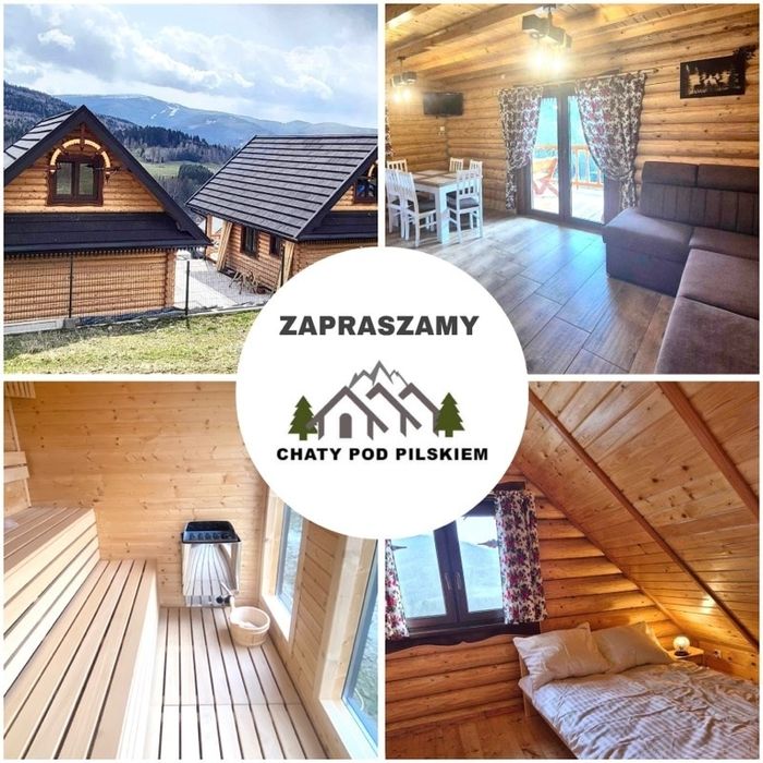 Promocja! Noclegi domek domki góry, jacuzzi i sauna w cenie
