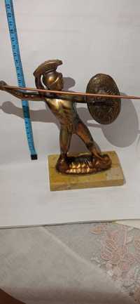 Figurka Spartanin miedź 21 cm