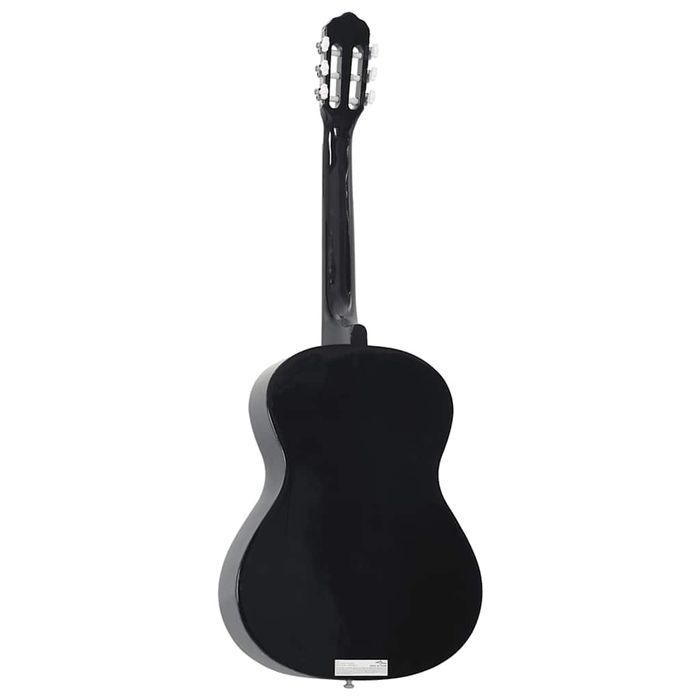 12-Częściowy Zestaw Z Gitarą Klasyczną, Czarny, 4/4, 39"