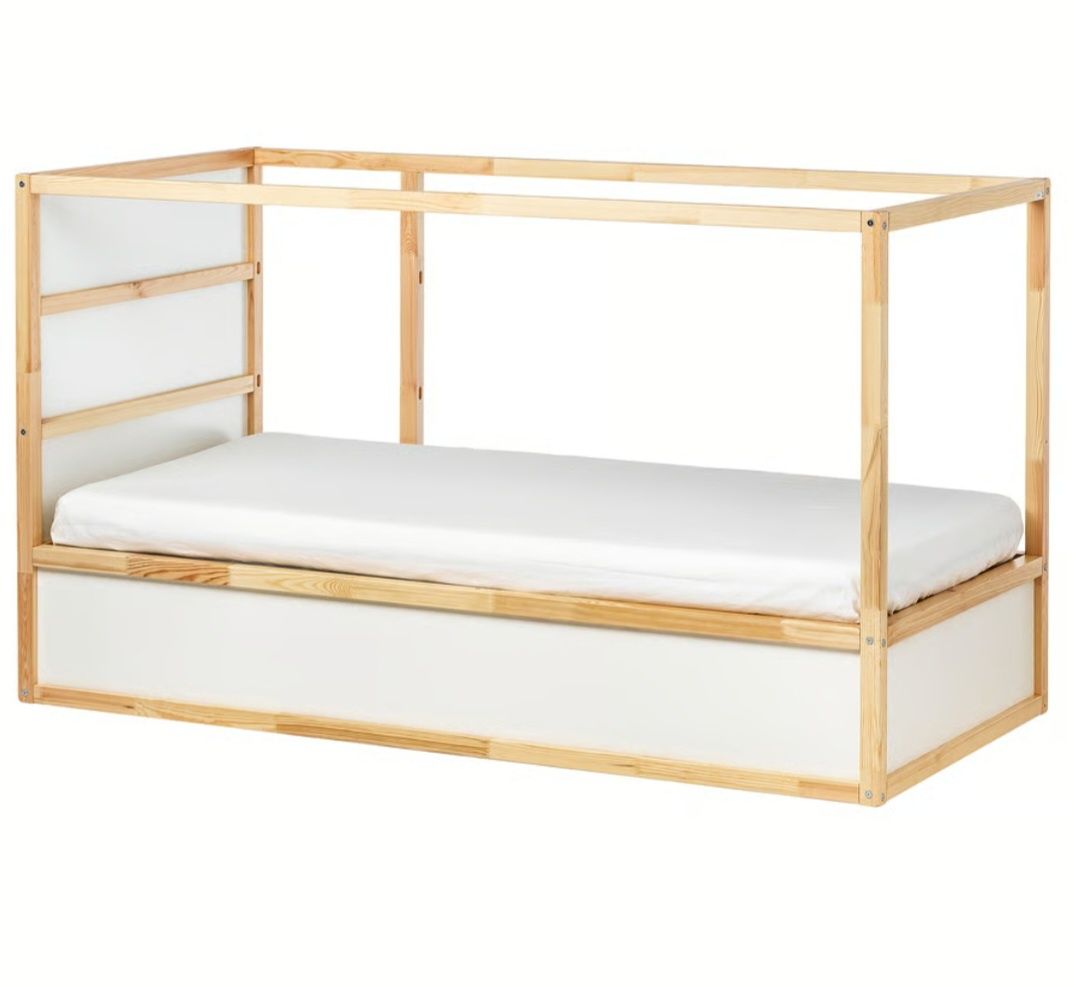 Łóżko dwustronne Ikea Kura + materac 200x90