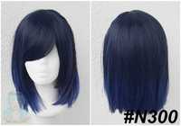 Yelan Genshin Impact krótka niebieska grantowa peruka cosplay wig