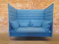 Kanapa / Sofa 2-osobowa Vitra - Alcove, niebieska