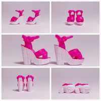 Buty dla lalki barbie 2x