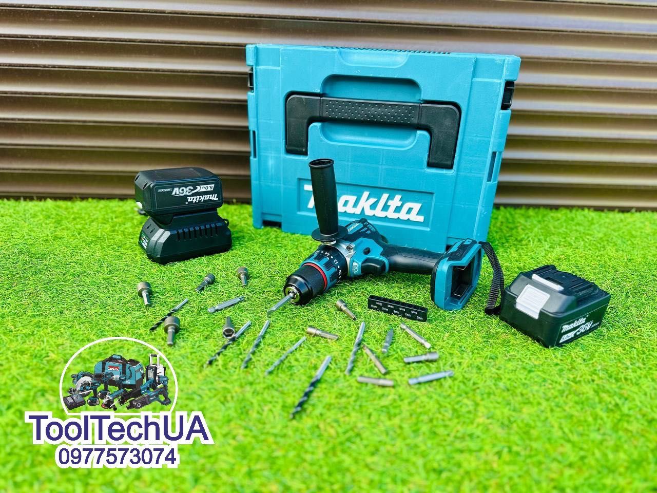 Акумуляторний Шуруповерт Makita DHP485 + удар Безщітковий 36V 5A