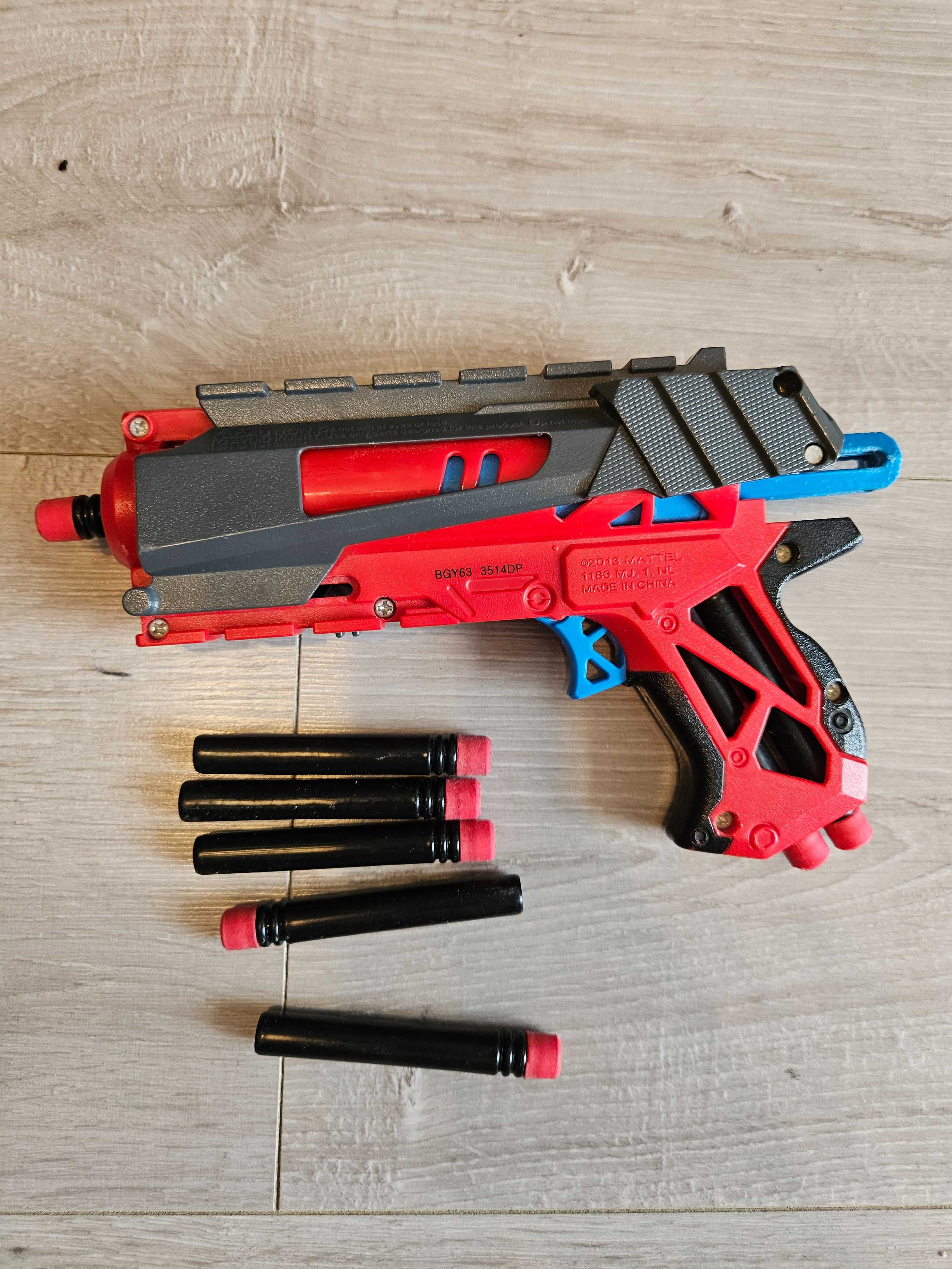 Pistolet Nerf N-strike Elite Trilogy kamizelka opaska naboje 37 sztuk