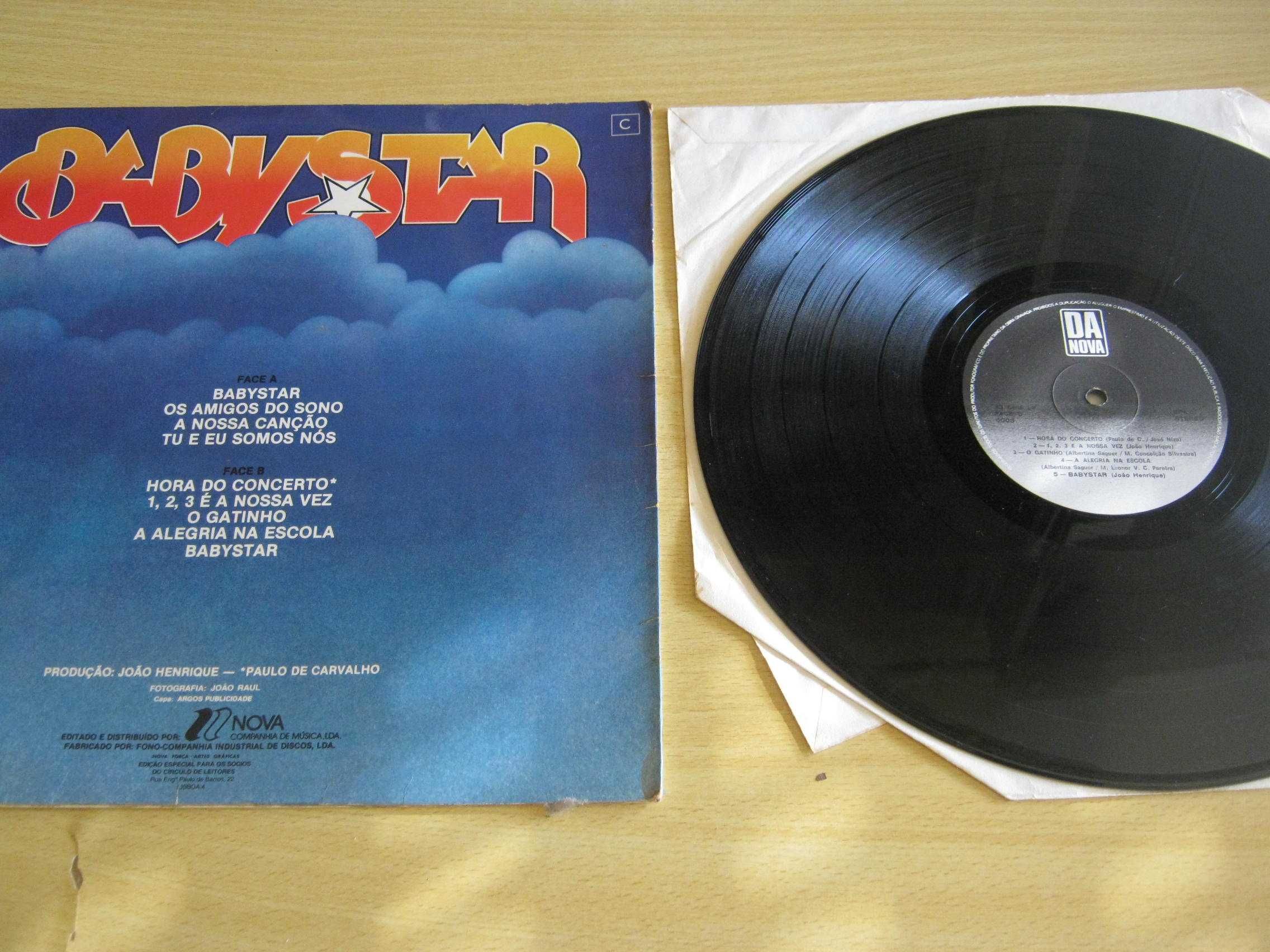 Disco Vinil LP Babystar Musica Infantil