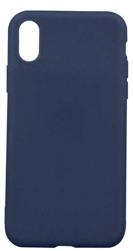 Plecki, Etui Matt TPU do Huawei P20 Lite kolor: ciemnoniebieski