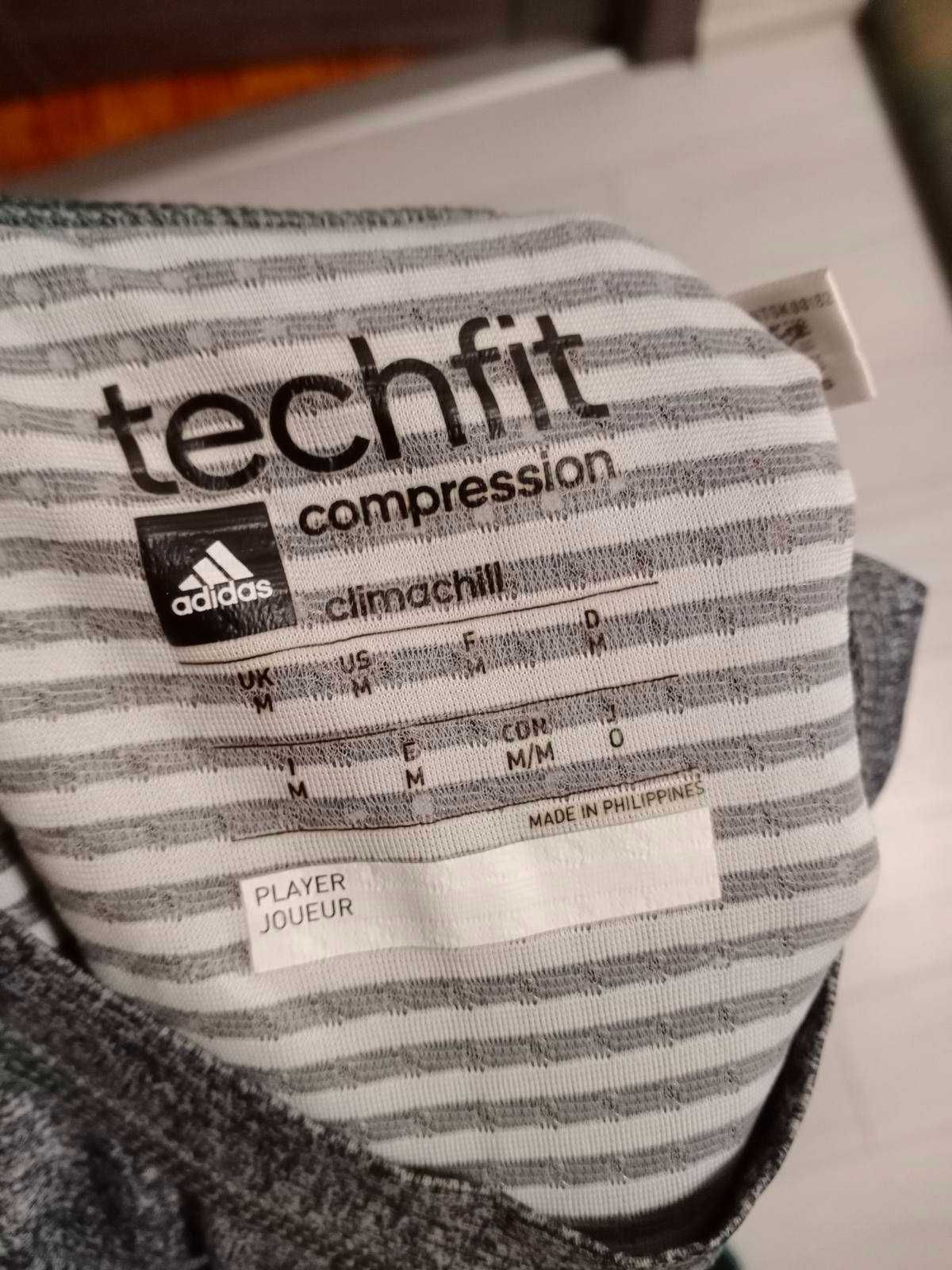 Компресійна футболка чоловіча adidas techfit chill tee розмір m