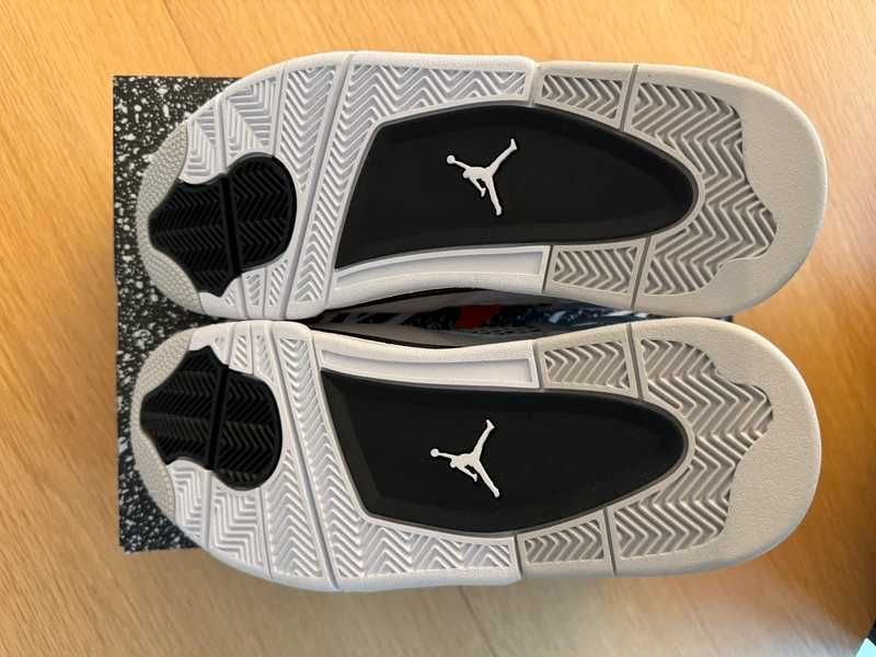 Buty meskie Mokasyny  Jordan_4_Retro_Black_Military_R.46