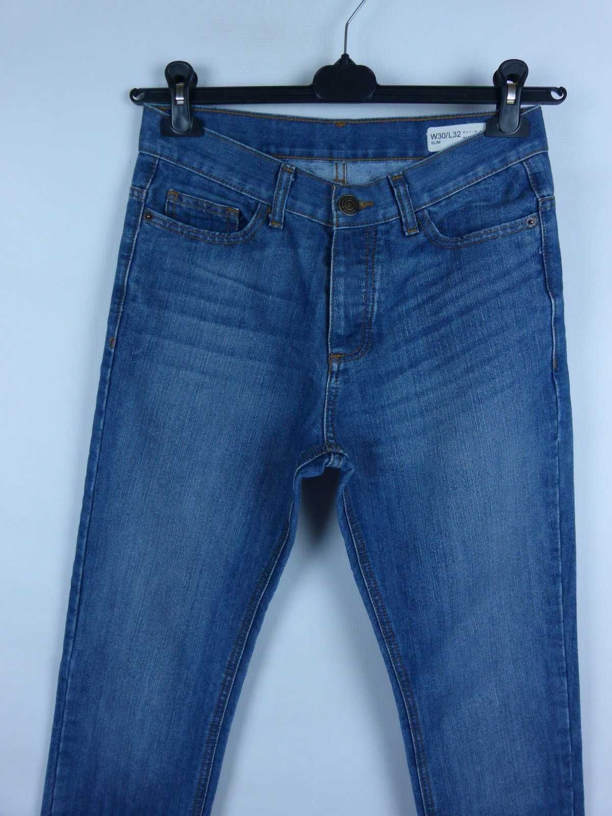 Jeans spodnie Denim  W 30 / L 32  pas 76 cm