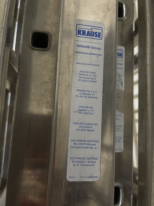 Drabina Krause Sibilo 5,20 m przystawna