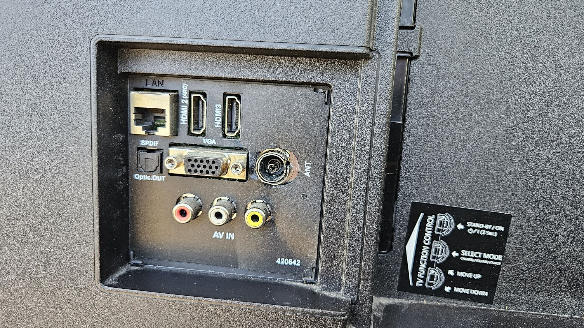 Telewizor Hitachi 43 cale uszkodzony,