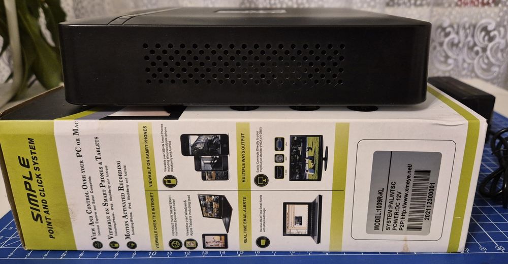 WYDAJNY NVR 4K H.265 Wideorejestrator CCTV 8 kamer IP  8MP/4K 1009r-kl