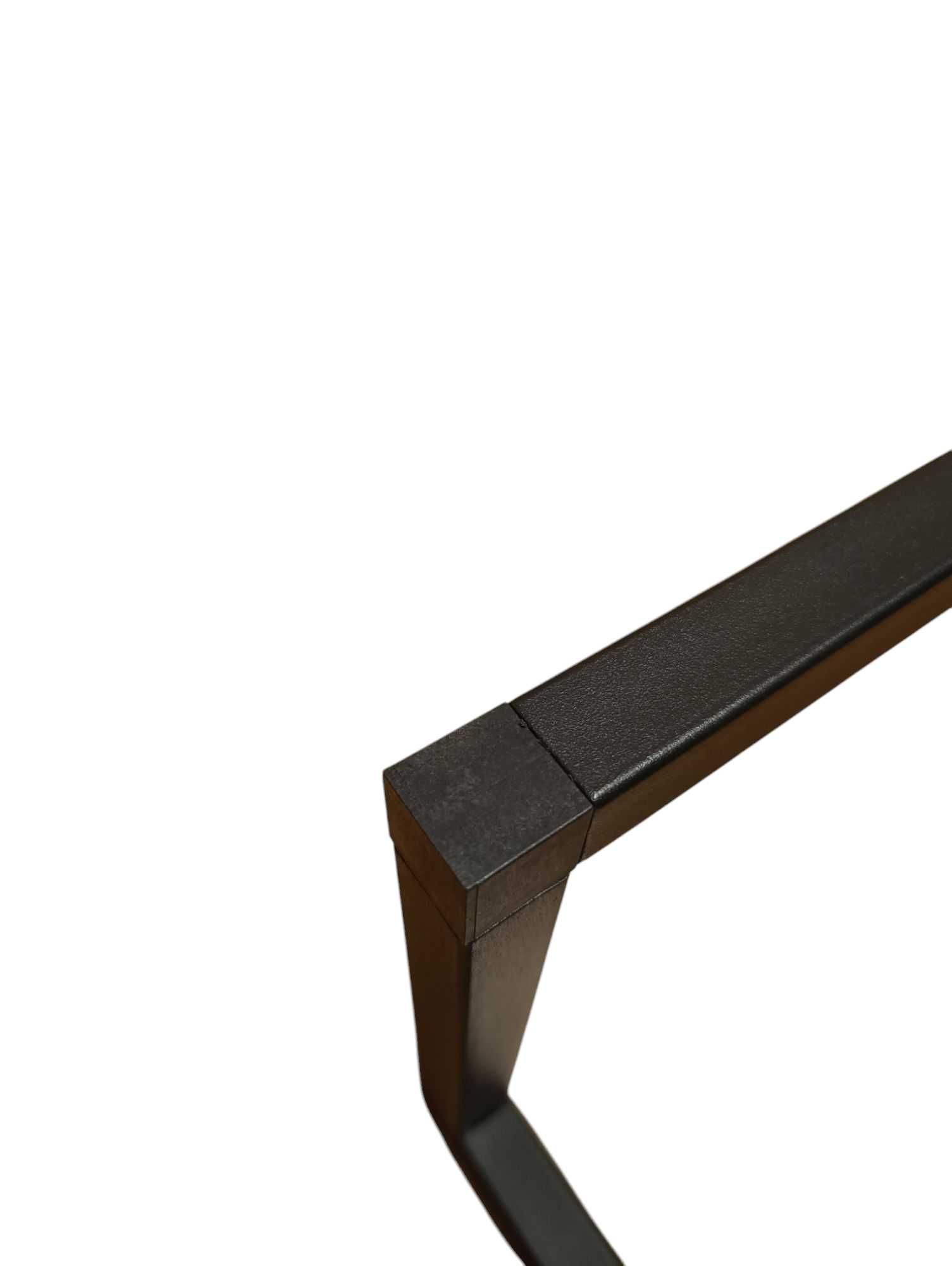 Stojak na buty obuwie metalowy loft design solidny 63x20 Czarny