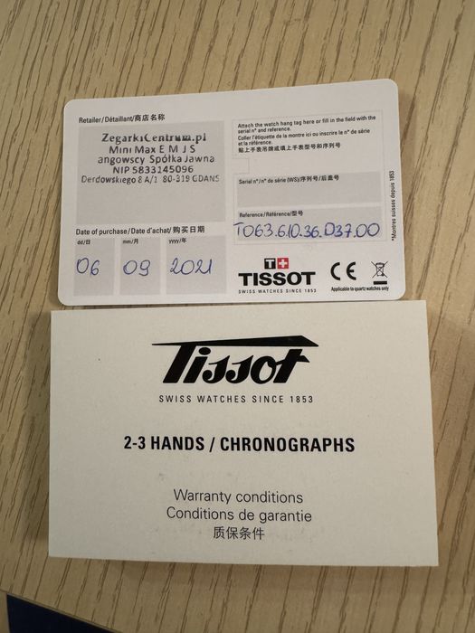 Zegarek TISSOT Tradition