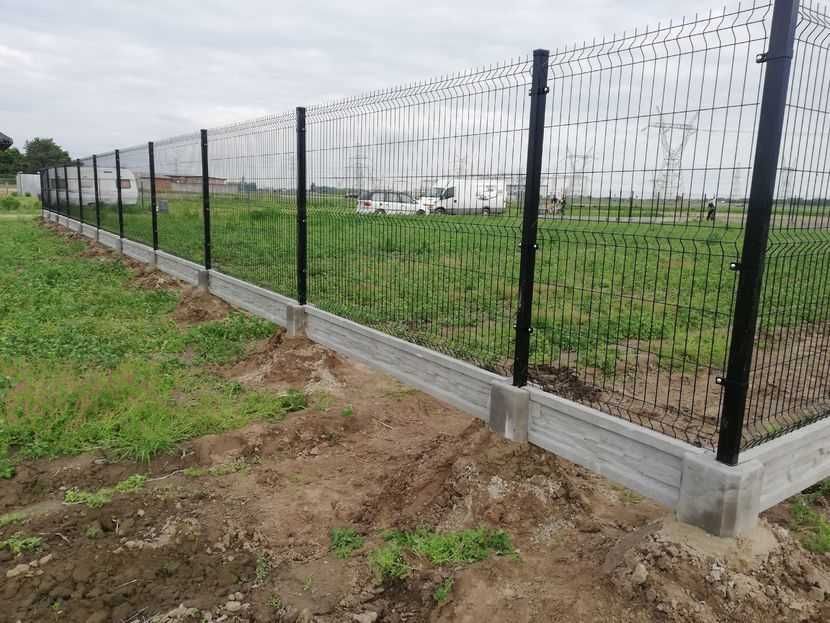 Ogrodzenie panel 3d 1,23m fi 4 RAL 7016 antracyt DARMOWA WYCENA, RATY