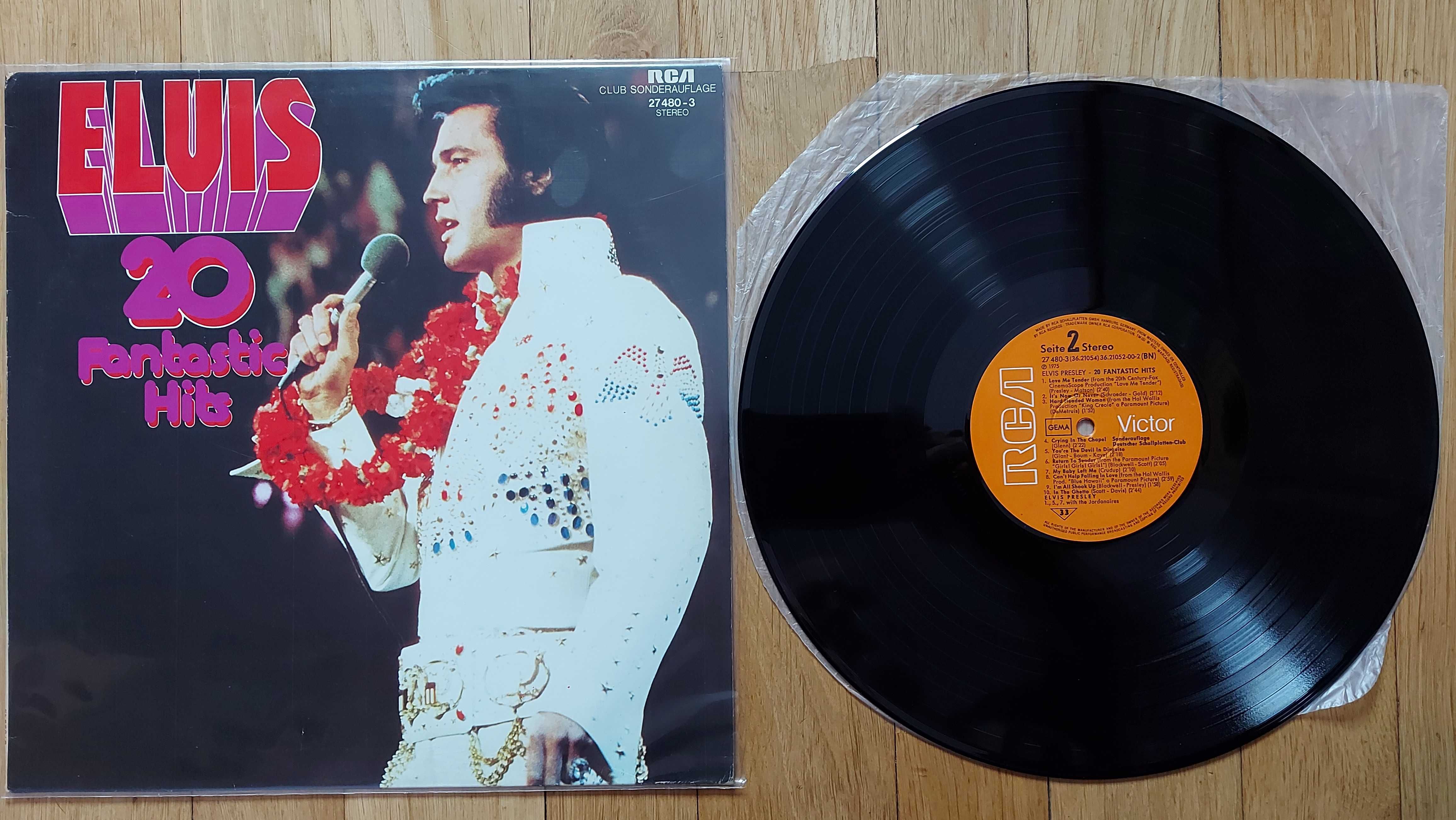 Elvis Presley  20 Fantastic Hits  1975  Ger (NM/NM) + inne tytuły