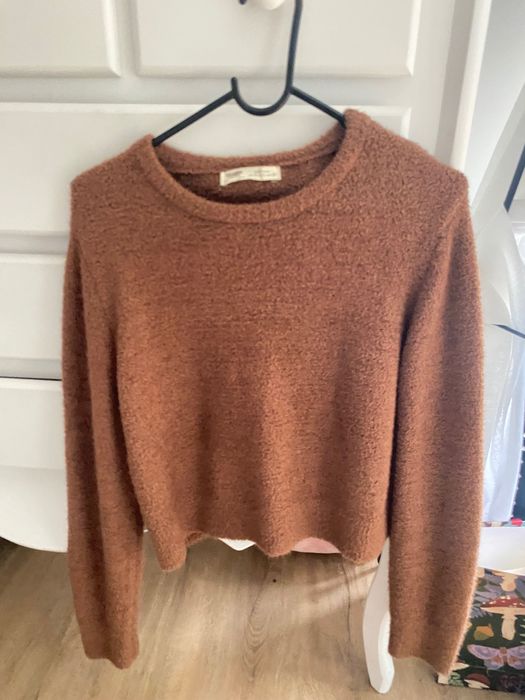 Camisola quente de mangas