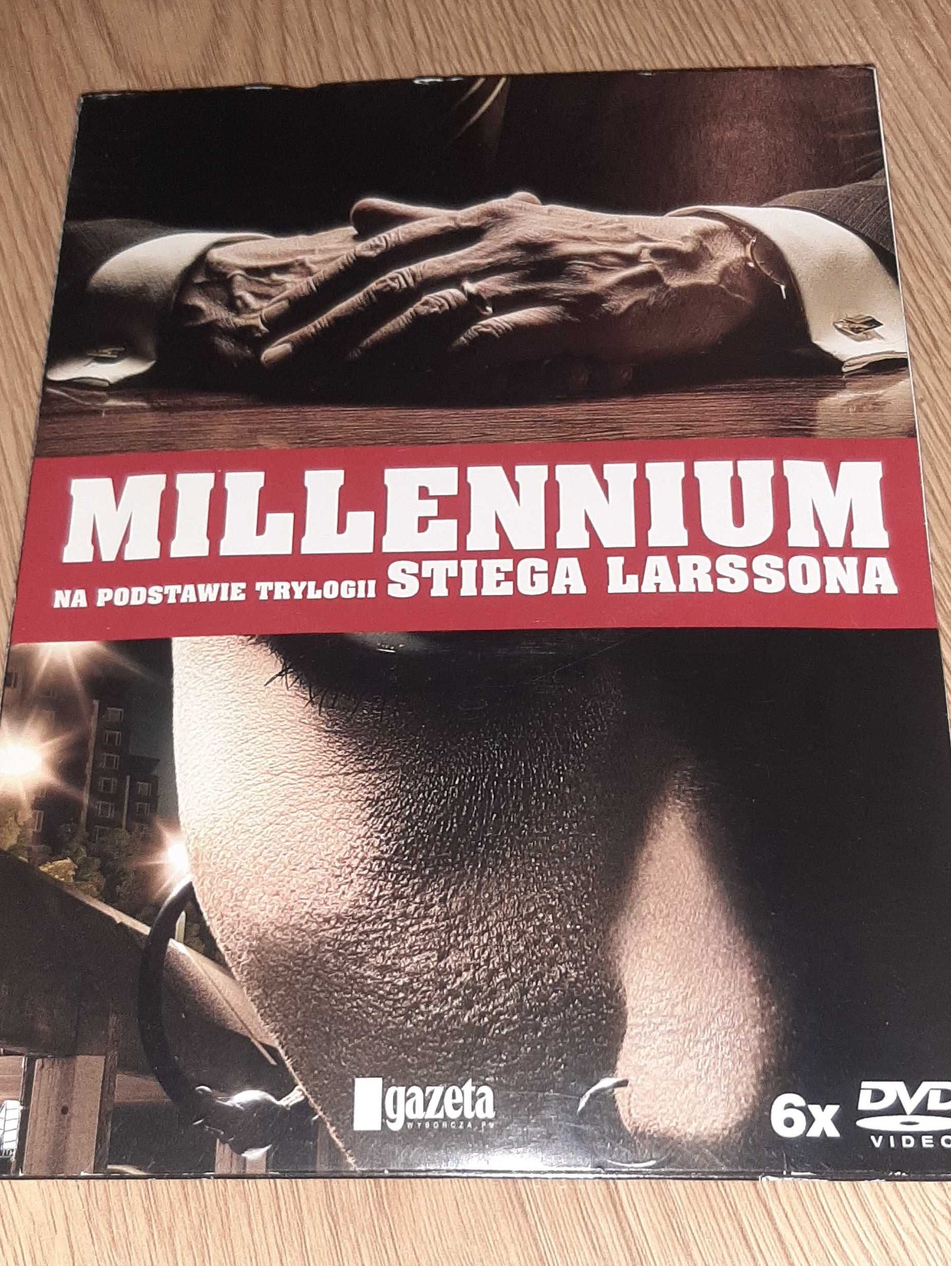 Millennium na podstawie Trylogii Stiega Larssona 6 płyt DVD