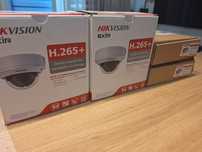 Kamery IP Hikvision 4MP, nowe + akcesoria. Wandaloodporna