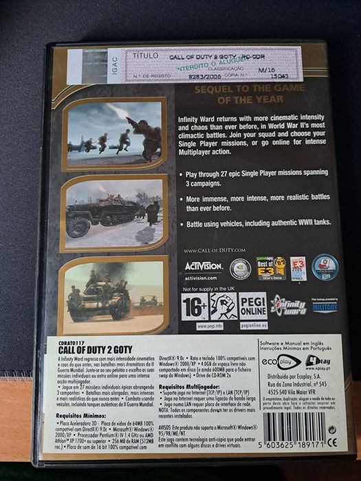 Call of duty 2 - PC DVD