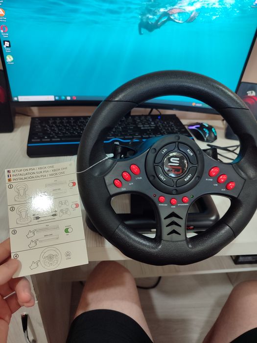 Ігровий руль super drive RACING WHEEL 400
