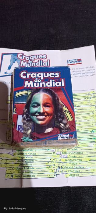 Coleção completa Mundial 2002 cartas Jornal de notícias